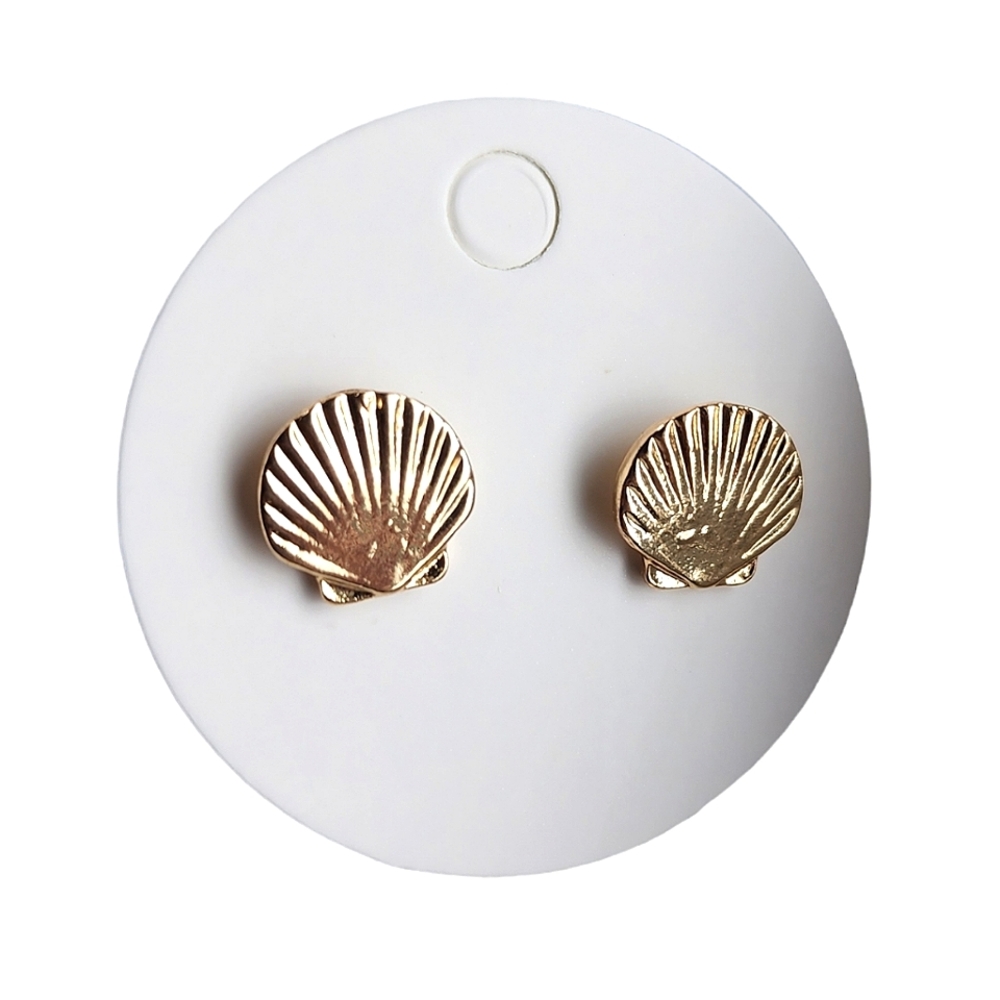 3/$12 Shell stud earrings - Picture 3 of 3